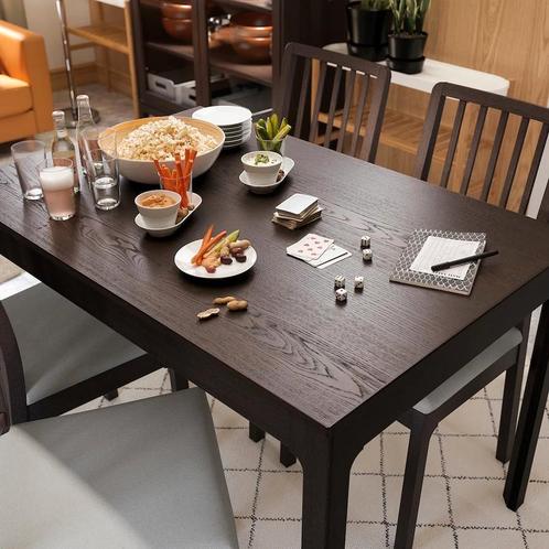 Ekedalen eettafel en stoelen, Huis en Inrichting, Tafels | Eettafels, Gebruikt, 50 tot 100 cm, 150 tot 200 cm, Vijf personen of meer
