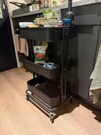 Raskog Ikea trolley - Zwart - Zo goed als nieuw, Ophalen, Zo goed als nieuw
