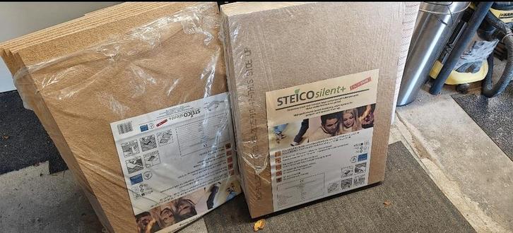 Steico Silent+ Ondervloer - 10m2 - Nieuw/Zo goed als nieuw, Doe-het-zelf en Verbouw, Isolatie en Afdichting, Ophalen