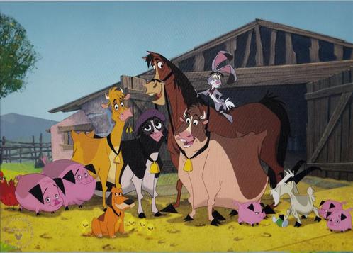 Disney's Home on the Range litho USA 2004, Verzamelen, Disney, Nieuw, Plaatje of Poster, Overige figuren, Verzenden