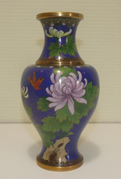 Cloisonné vaasje [1781-C], Antiek en Kunst, Antiek | Koper en Brons, Ophalen