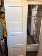 Witte binnendeur Skantrae nieuw, jaren 30 stijl, Ophalen, 80 tot 100 cm, Binnendeur, 200 tot 215 cm