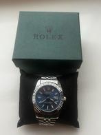 Rolex zilver blauw - uitstekende staat!, Sieraden, Tassen en Uiterlijk, Horloges | Heren, Staal, Rolex, Polshorloge, Ophalen of Verzenden