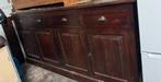 Gratis Donkere bruine teak kast, Ophalen of Verzenden, Gebruikt, 50 tot 75 cm