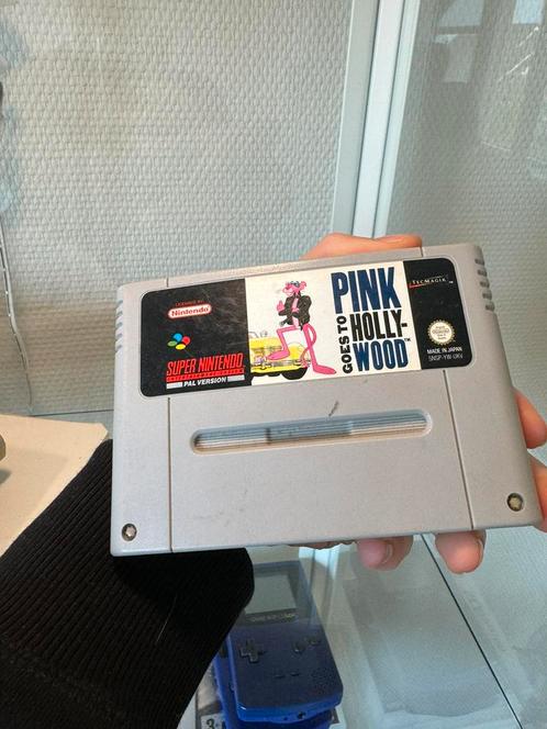 Pink goes to Hollywood snes, Spelcomputers en Games, Games | Nintendo Super NES, Zo goed als nieuw, Ophalen of Verzenden