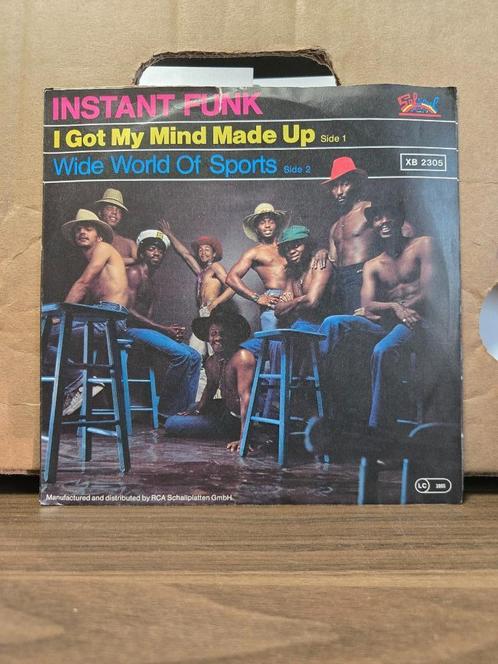 Instant funk - I got my mind made up, Cd's en Dvd's, Vinyl Singles, Zo goed als nieuw, Single, Pop, 7 inch, Ophalen of Verzenden
