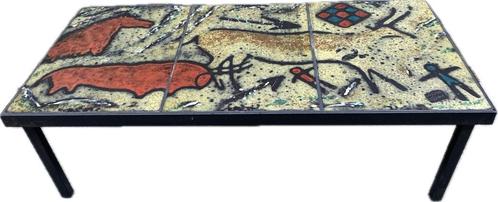 Vintage Midcentury design salontafel, Antiek en Kunst, Curiosa en Brocante, Ophalen