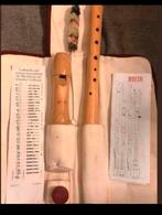 Moeck blokfluit met rager , hoes en boekje z.g.a.n., Muziek en Instrumenten, Ophalen of Verzenden, Zo goed als nieuw, Sopraan of Sopranino