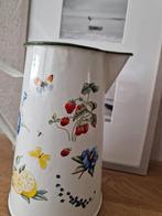 Emaille schenkkan Janneke Brinkman fruit&flowers, Ophalen of Verzenden, Zo goed als nieuw, Porselein, Overige stijlen