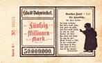 DUITSLAND   STADT VOHWINKEL 50.000. MARK, Postzegels en Munten, Verzenden, Duitsland