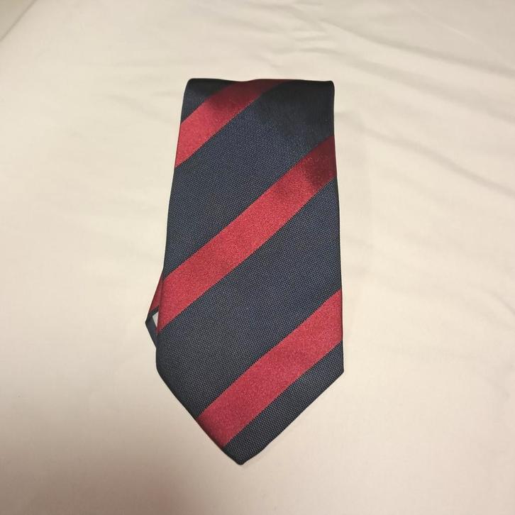 Oger zijden stropdas blauw rood  Repp, Kleding | Heren, Stropdassen, Zo goed als nieuw, Met patroon, Blauw, Ophalen of Verzenden