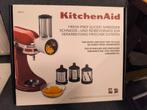 Kitchenaid opzetstuk groenterasp en slicer zgan, 4 liter of meer, Ophalen of Verzenden, Zo goed als nieuw, 3 snelheden of meer