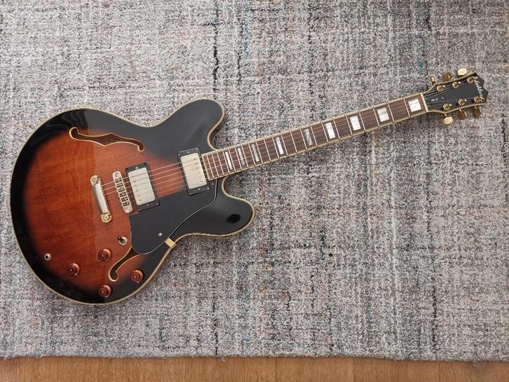 Te koop: Washburn HB35, Muziek en Instrumenten, Snaarinstrumenten | Gitaren | Elektrisch, Gebruikt, Hollow body, Overige merken