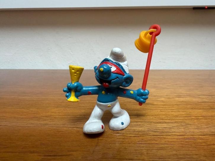 Carnaval Smurf, Verzamelen, Smurfen, Gebruikt, Poppetje, Figuurtje of Knuffel, Overige Smurfen, Ophalen of Verzenden