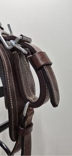 Mini shet bruin enkelspan mentuig, Dieren en Toebehoren, Paarden en Pony's | Hoofdstellen en Tuigage, Ophalen of Verzenden, Gebruikt