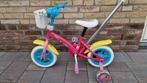 Peppa pig kinderfiets met duwstang - 10 inch, Fietsen en Brommers, Fietsen | Kinderfietsjes, Ophalen, Zijwieltjes, Gebruikt, Volare