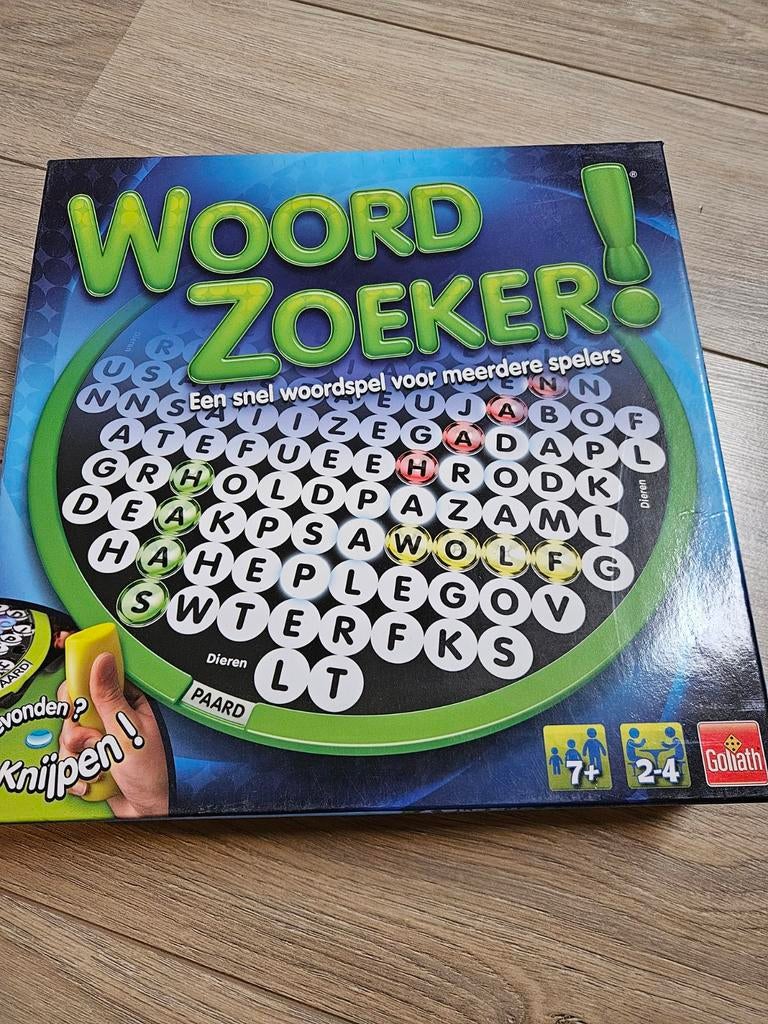 Spel: woordzoeker. Van Goliath, Kinderen en Baby's, Speelgoed | Educatief en Creatief, Ophalen, Zo goed als nieuw, Taal en Lezen