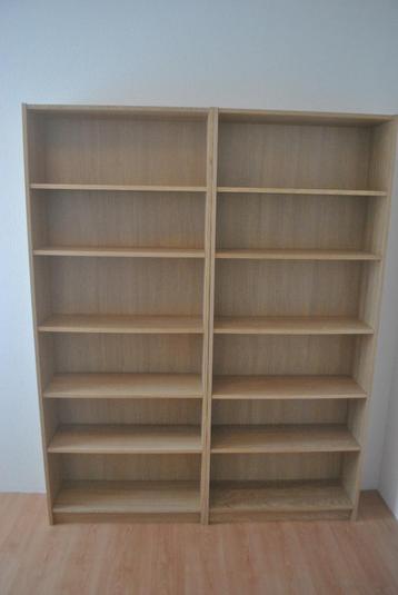 Boekenkasten, 2 stuks, 202 bij 80 bij 28 cm