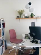 Ikea Bureau Bekant 1.60 x 0.80 wit, In hoogte verstelbaar, Gebruikt, Ophalen, Bureau