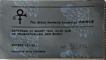 Prince - 1995 ticket Branbanthallen Den Bosch beschikbaar voor biedingen