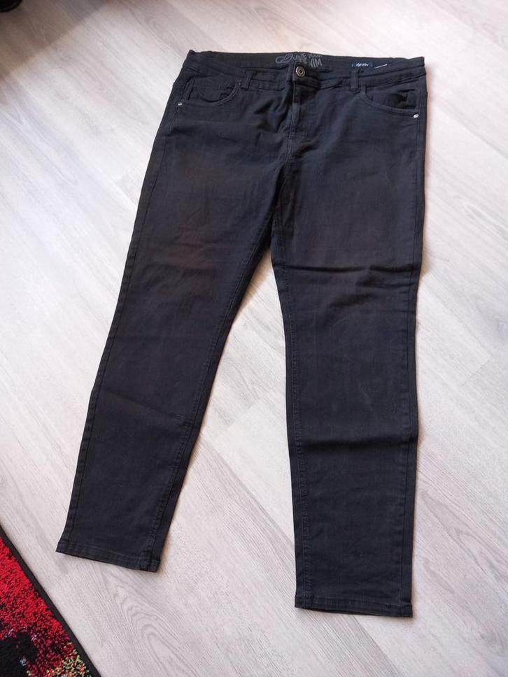 ZWARTE DAMES WINTERJEANS MAAT 50/52 MS MODE KOOPJE, Kleding | Dames, Spijkerbroeken en Jeans, Zo goed als nieuw, Overige jeansmaten