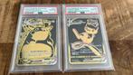 Pokémon Pikachu & Mew Vmax Gold Japanese PSA 10, Ophalen of Verzenden, Losse kaart, Zo goed als nieuw