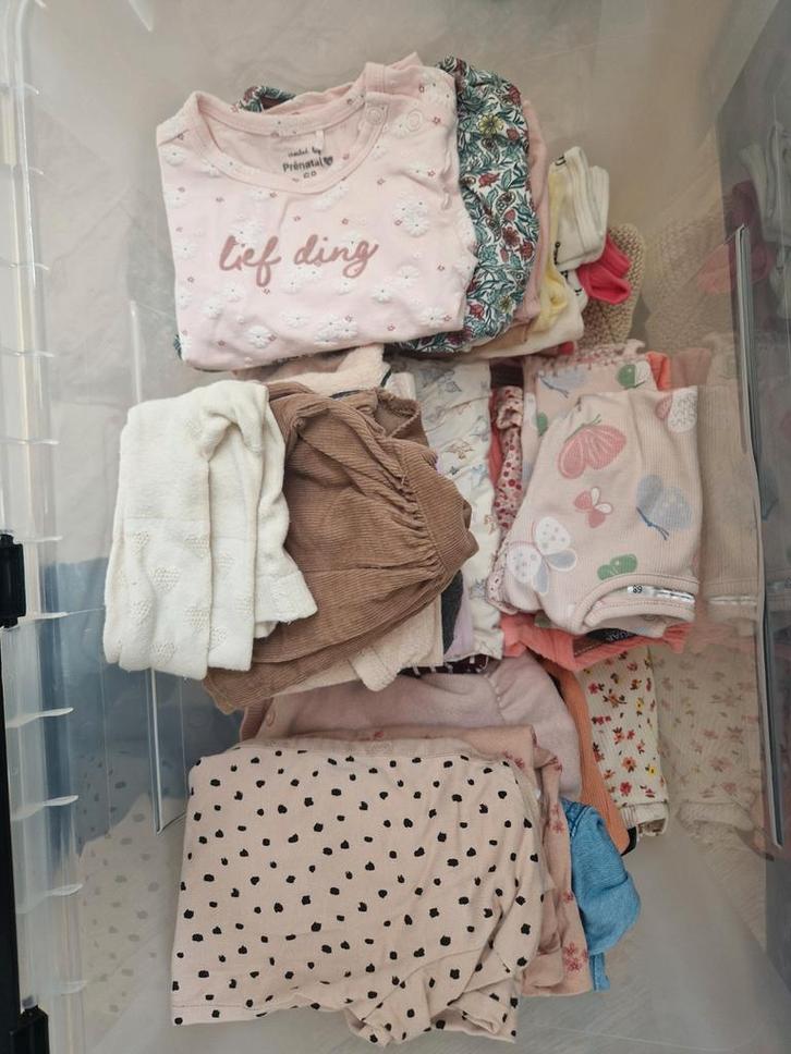 Meisjes/meiden kleding maat 62-68, Kinderen en Baby's, Babykleding | Baby-kledingpakketten, Zo goed als nieuw, Maat 62, Ophalen of Verzenden