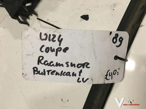 Mercedes w124 Coupe Raamsnor buitenkant  portier Links 1989, Auto-onderdelen, Carrosserie en Plaatwerk, Gebruikt, Ophalen of Verzenden