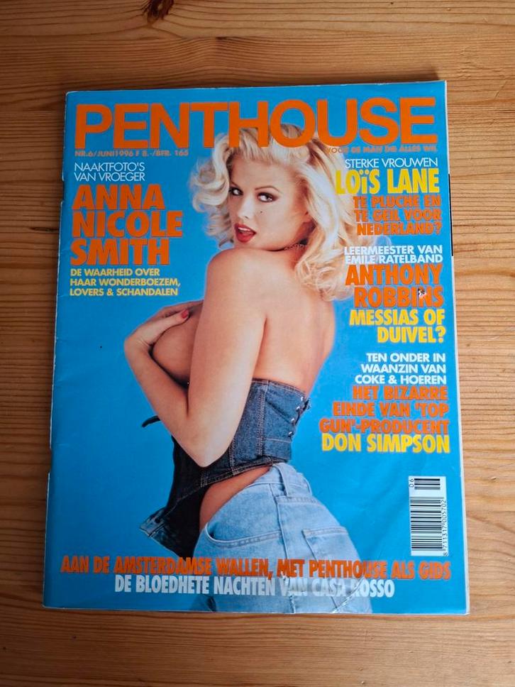 Penthouse Nederland Juni 1996 - Anna Nicole Smith, Boeken, Tijdschriften en Kranten, Gelezen, Damesbladen, Ophalen of Verzenden