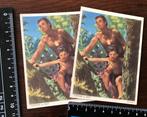 Oude TARZAN en Boy Plaatjes Johnny Weismuller 1950, Ophalen of Verzenden, Zo goed als nieuw, Overige typen