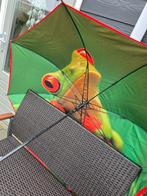 Leuke paraplu met kikker print Oeteldonk, Ophalen, Gebruikt, Groen