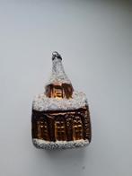 Oude kerstbal bruine kerkje, Diversen, Kerst, Ophalen