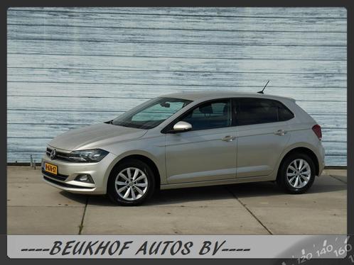Volkswagen Polo 1.0 TSI Highline Automaat Leer Carplay Navi, Auto's, Volkswagen, Bedrijf, Te koop, Polo, ABS, Adaptive Cruise Control
