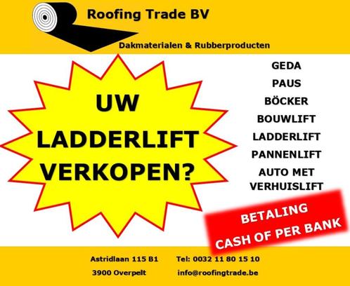 INKOOP ladder verhuislift Paus_ Bocker _ Klaas, Zakelijke goederen, Machines en Bouw | Liften, Steigers en Ladders, Ophalen