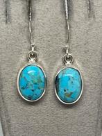 Zilveren oorbellen met dolphine stone, Blauw, Info@zilverenedelstenen.com, Nieuw, 5646JA