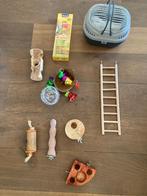 Vogel Reiskooitje + fruitcrackers + speelgoed, Dieren en Toebehoren, Ophalen of Verzenden, Zo goed als nieuw, Speelgoed