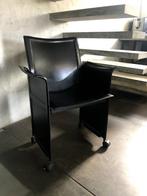 Leren Matteo Grassi vintage design Fauteuil by Tito Agnoli, Huis en Inrichting, Fauteuils, Ophalen, Gebruikt, Mid century modern
