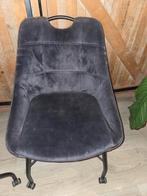 4 Moderne Eetkamerstoelen met Wieltjes, Huis en Inrichting, Gebruikt, Zwart, Ophalen of Verzenden, Modern