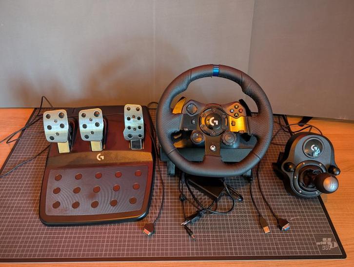 Logitech Trueforce G923 Race Stuur + Shifters (Xbox / PC), Computers en Software, Joysticks, Zo goed als nieuw, Ophalen