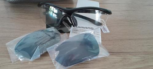 Shimano SH Bril Metallic Black wielren bril, Sport en Fitness, Wielrennen, Nieuw, Kleding, Verzenden