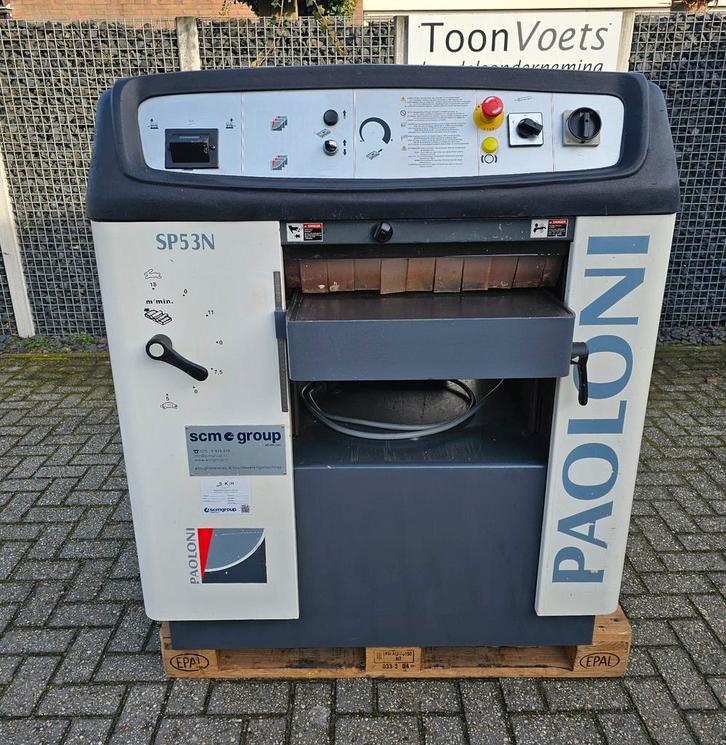 Vandiktebank Paoloni Elektrisch hoog  / laag, Doe-het-zelf en Verbouw, Schaafmachines, Gebruikt, Ophalen