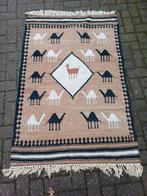 Wollen Berber kleed 150 x 102 cm, Gebruikt, Bruin, Kleed, Ophalen of Verzenden
