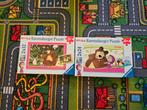 Masha puzzels 3 en 4+, Ophalen of Verzenden, Gebruikt, 2 tot 4 jaar