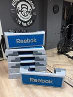 Set van 8 Reebok steps, professionele blauw/witte, Gebruikt, Overige typen, Ophalen of Verzenden, X