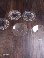 Kaars Druipschaaltjes - 5 Stuks, Overige materialen, Wit, Ophalen of Verzenden, Zo goed als nieuw