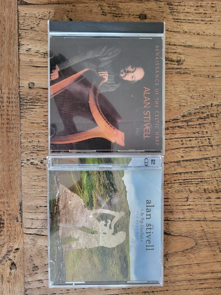 2x Alan Stivell CD - Renaissance Celtic Harp & Best Of, Ophalen of Verzenden