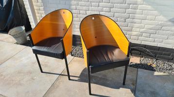 2 costes kuipstoelen naar ontwerp van Philippe Starck beschikbaar voor biedingen