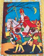SINTERKLAAS MET ZWARTEPIETEN OP PAD NW ANSICHTKAART, Ophalen of Verzenden, 1980 tot heden, Ongelopen, Overijssel