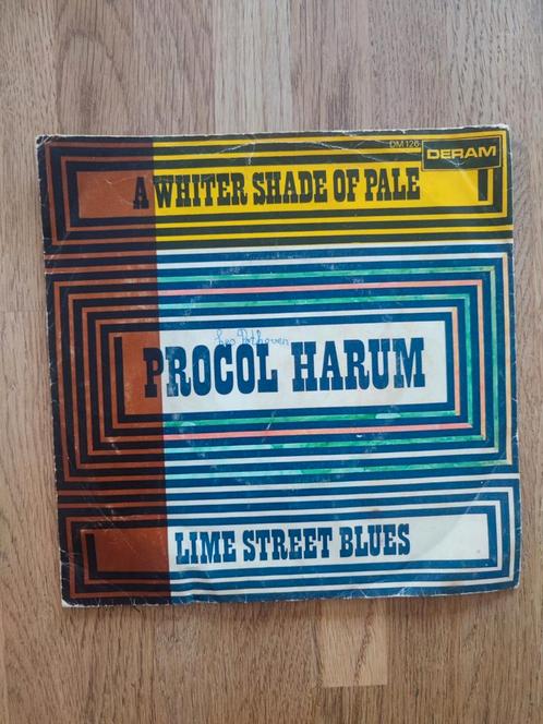 Procol Harum – A Whiter Shade Of Pale / Lime Street Blues   , Cd's en Dvd's, Vinyl Singles, Zo goed als nieuw, Single, Rock en Metal