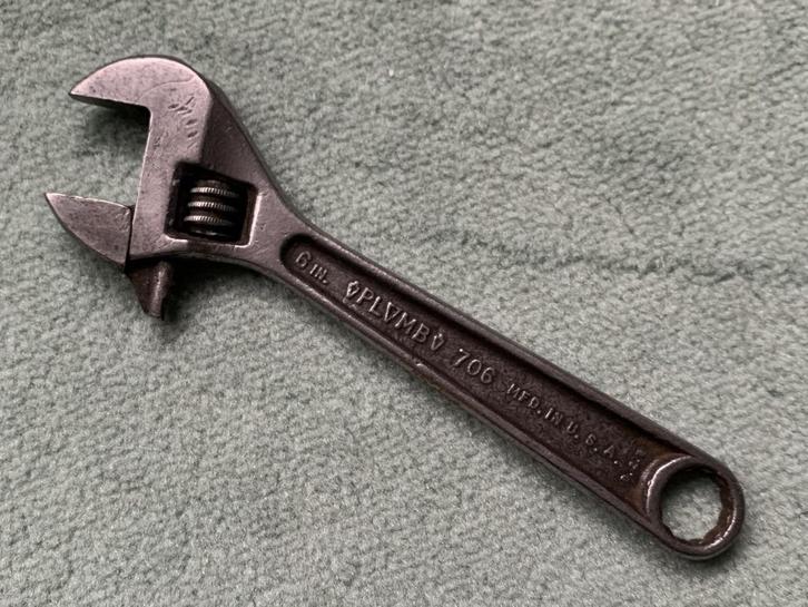 Verstelbare Steeksleutel Ratel Ringsleutel 6"/150mm USA, Antiek en Kunst, Antiek | Gereedschap en Instrumenten, Ophalen of Verzenden